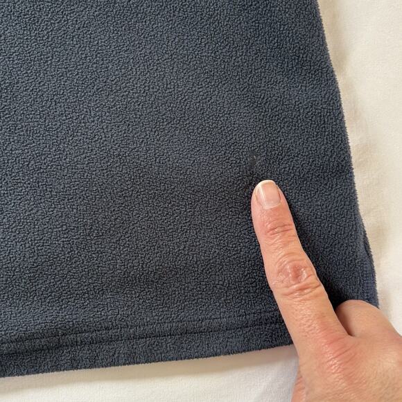 Eastern Mountain Sports EMS Women’s Sz Medium Gray-Blue Fleece Polartec 1/4 Zip - Picture 7 of 13